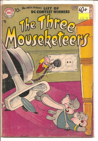 Three Mouseketeers # 8, 2.5 GD +