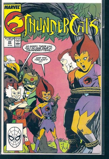 THUNDER CATS # 22, 7.5 VF -