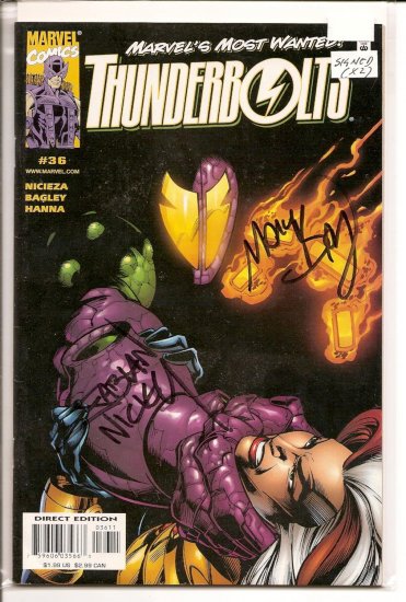 Thunderbolts # 36, 8.0 VF