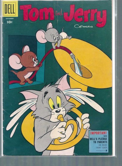 TOM AND JERRY # 134, 4.0 VG