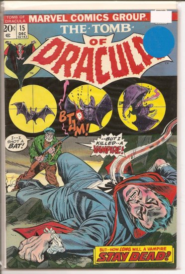 Tomb of Dracula # 15, 8.5 VF +