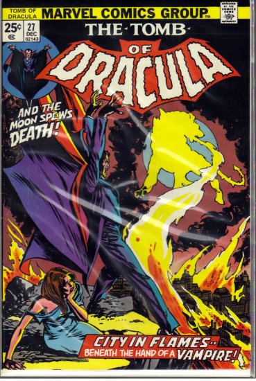 TOMB OF DRACULA # 27, 7.0 FN/VF