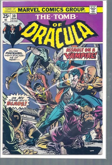TOMB OF DRACULA # 30, 4.0 VG