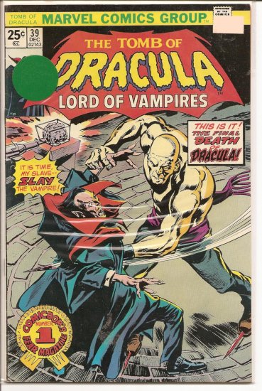 Tomb of Dracula # 39, 7.0 FN/VF