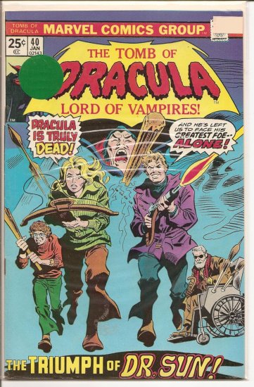 Tomb of Dracula # 40, 7.0 FN/VF