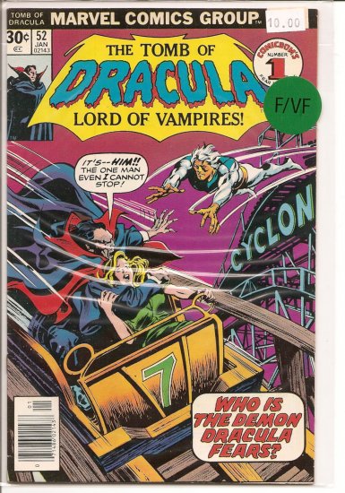 Tomb of Dracula # 52, 7.0 FN/VF