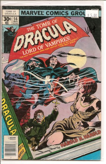 Tomb of Dracula # 56, 4.5 VG +