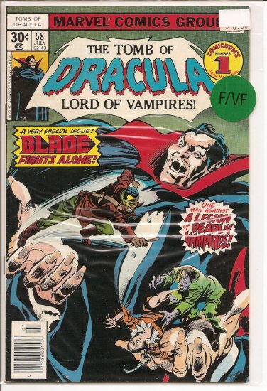 Tomb of Dracula # 58, 7.0 FN/VF