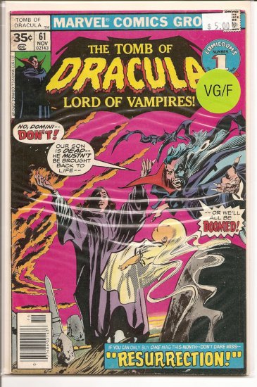 Tomb of Dracula # 61, 5.0 VG/FN