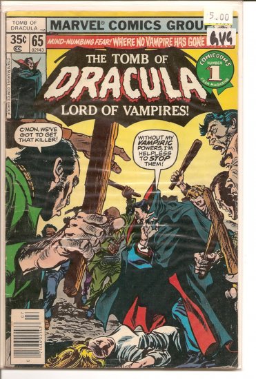 Tomb of Dracula # 65, 3.0 GD/VG