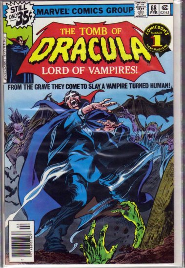 TOMB OF DRACULA # 68, 8.5 VF +