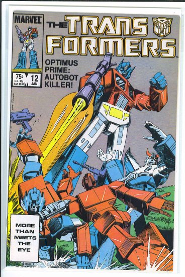Transformers # 12, 9.0 VF/NM