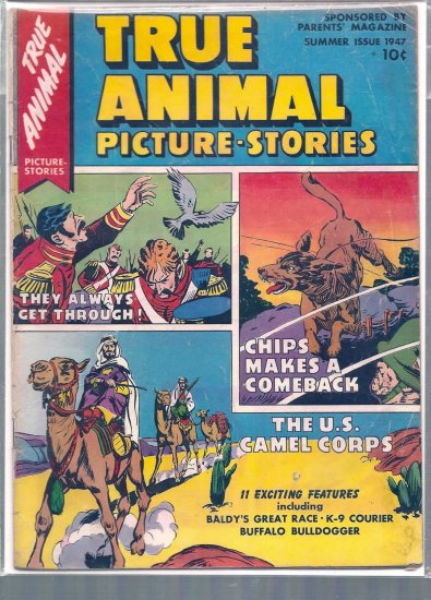 TRUE ANIMAL PICTURE STORIES # 2, 4.0 VG