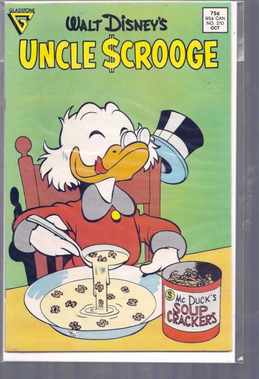UNCLE SCROOGE # 210, 7.0 FN/VF