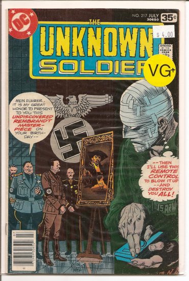 Unknown Soldier # 217, 4.5 VG +