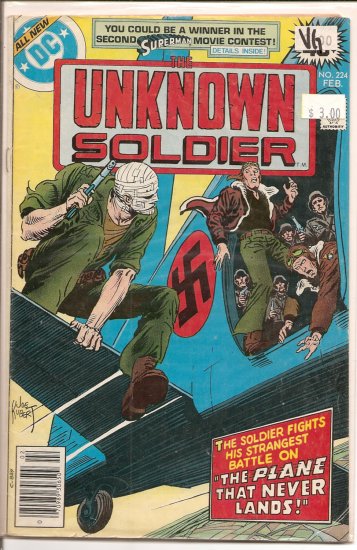 Unknown Soldier # 224, 4.0 VG