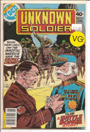 Unknown Soldier # 228, 4.5 VG +