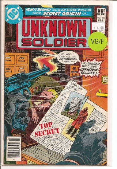 Unknown Soldier # 248, 5.0 VG/FN