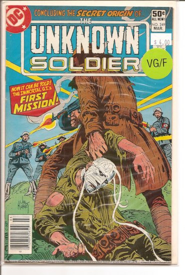 Unknown Soldier # 249, 5.0 VG/FN
