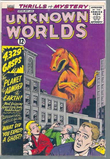 UNKNOWN WORLDS # 28, 4.0 VG