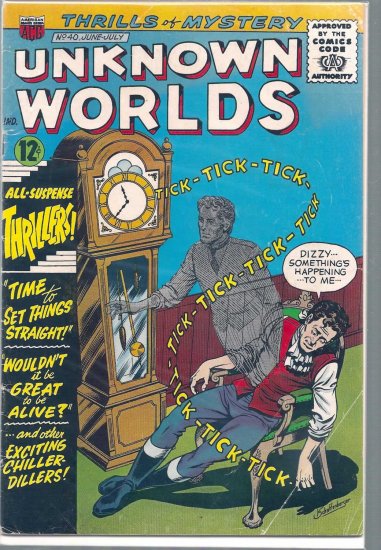 UNKNOWN WORLDS # 40, 4.0 VG