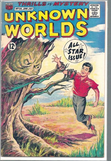 UNKNOWN WORLDS # 56, 6.0 FN