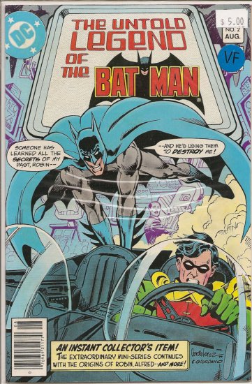 Untold Legend of the Batman # 2, 8.0 VF