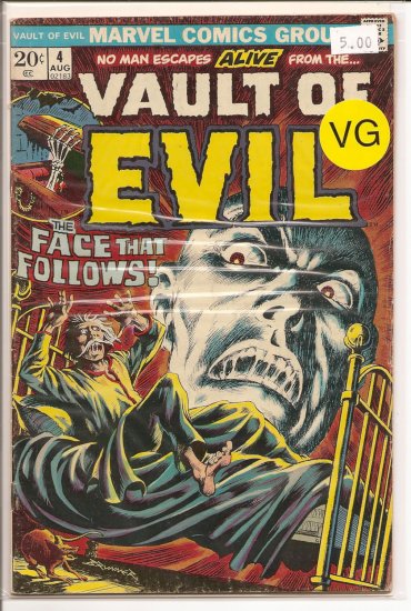 Vault of Evil # 4, 4.0 VG