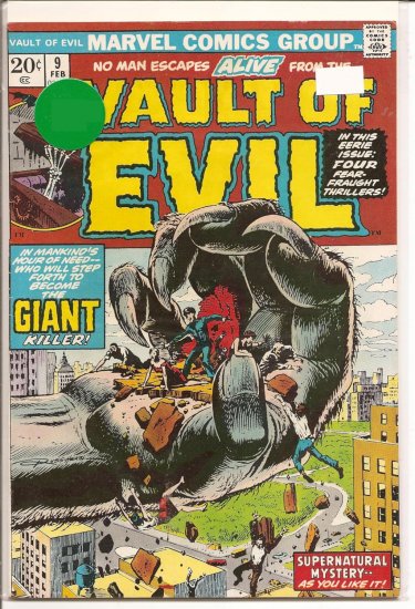 Vault of Evil # 9, 6.5 FN +