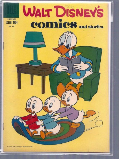 WALT DISNEY COMICS AND STORIES # 221, 6.0 FN