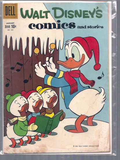 WALT DISNEY COMICS AND STORIES # 232, 4.5 VG +