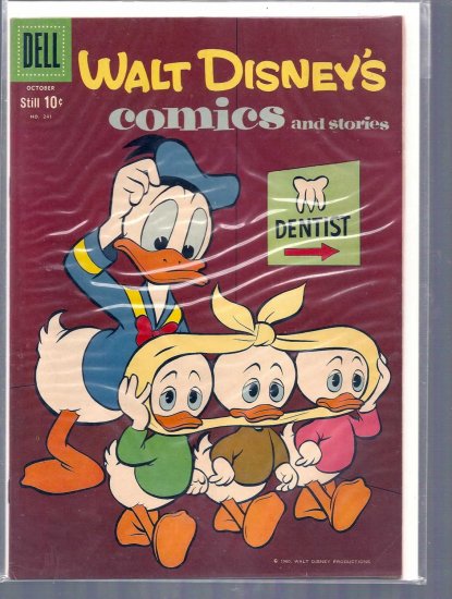 WALT DISNEY COMICS AND STORIES # 241, 6.0 FN