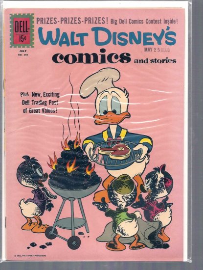 WALT DISNEY COMICS AND STORIES # 250, 5.0 VG/FN