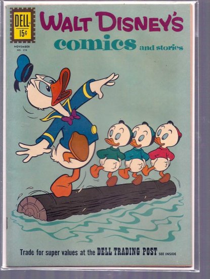 WALT DISNEY COMICS AND STORIES # 254, 6.0 FN