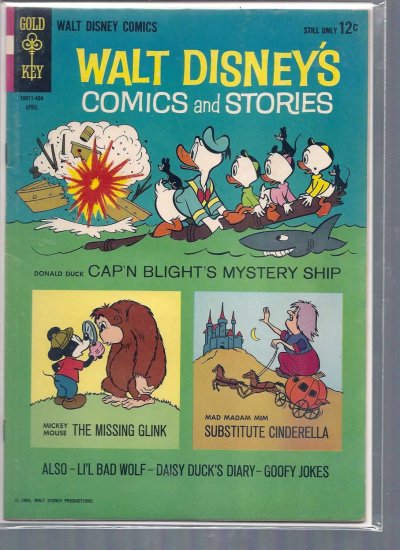 WALT DISNEY COMICS AND STORIES # 283, 4.5 VG +