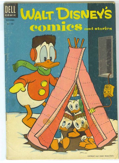 Walt Disney's Comics And Stories # 170, 3.0 GD/VG