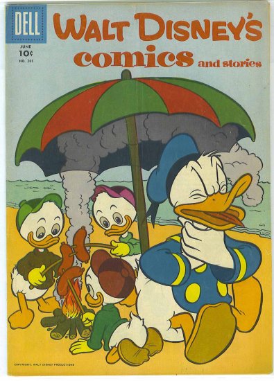 Walt Disney's Comics And Stories # 201, 4.5 VG +