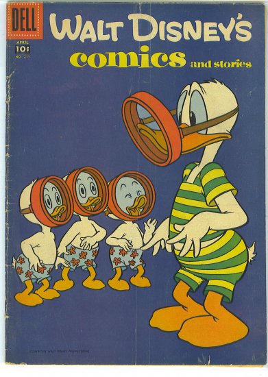 Walt Disney's Comics And Stories # 211, 4.0 VG