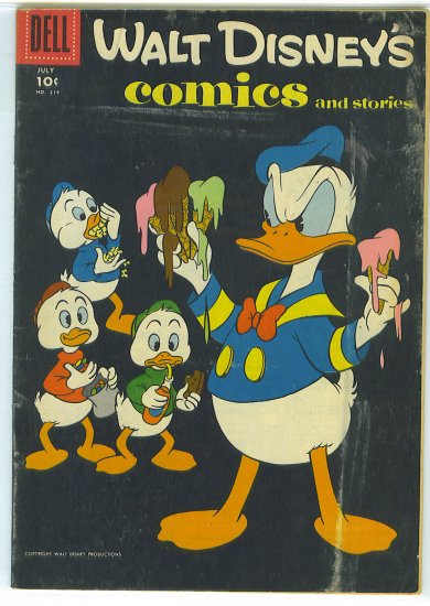 Walt Disney's Comics And Stories # 214, 4.5 VG +