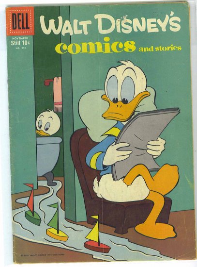 Walt Disney's Comics And Stories # 218, 4.0 VG