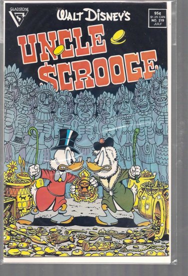 WALT DISNEY'S UNCLE SCROOGE # 219, 8.0 VF
