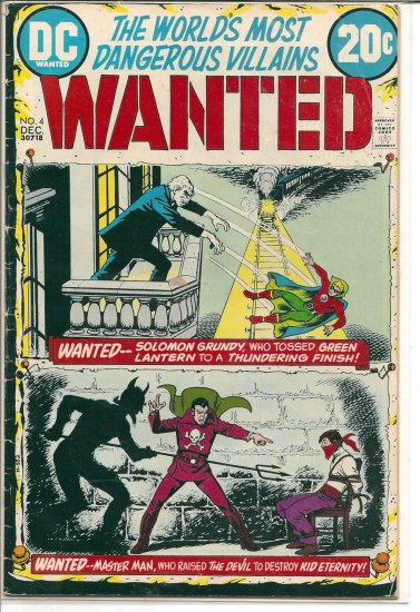 WANTED; THE WORLD'S MOST DANGEROUS VILLIANS # 4, 4.0 VG