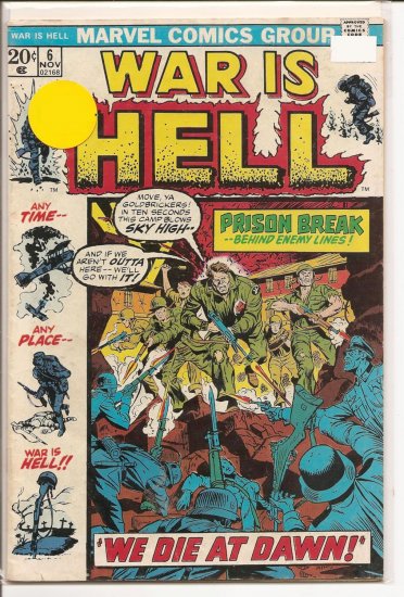 War is Hell # 6, 4.5 VG +