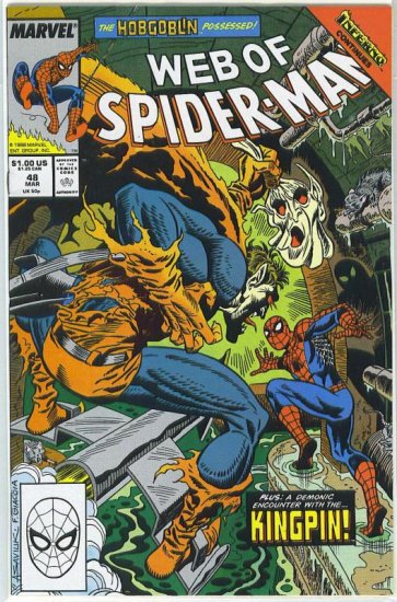 Web Of Spider-Man # 48, 9.0 VF/NM