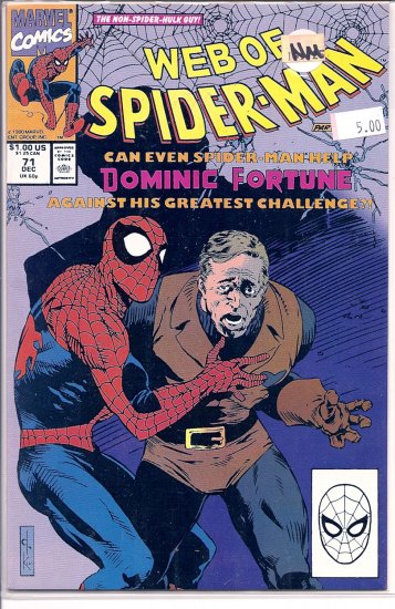 Web Of Spider-Man # 71, 9.4 NM