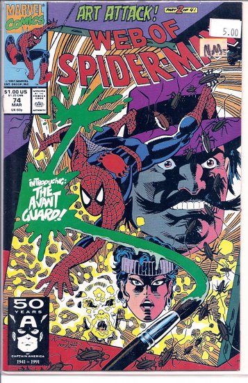 Web Of Spider-Man # 74, 9.2 NM -