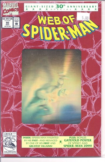 Web Of Spider-Man # 90, 9.4 NM