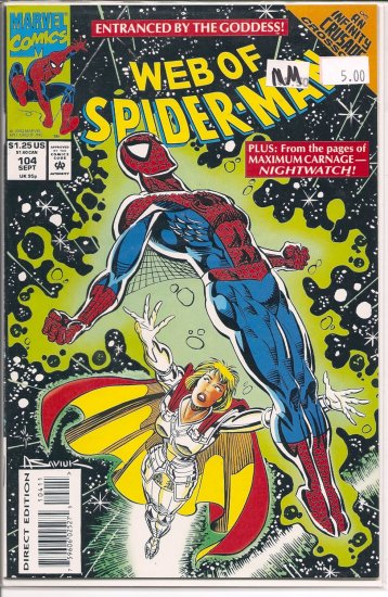 Web Of Spider-Man # 104, 9.4 NM