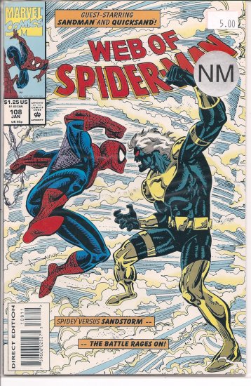 Web Of Spider-Man # 108, 9.4 NM