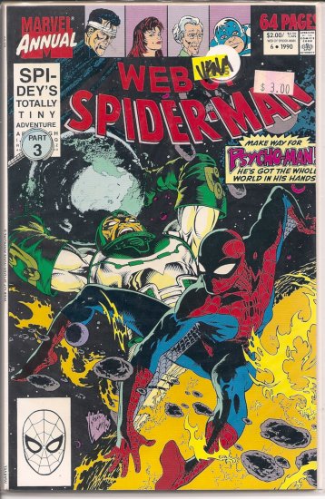 Web Of Spider-Man Annual # 6, 9.0 VF/NM